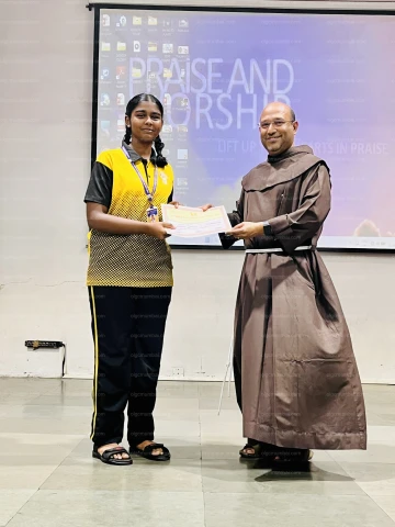 Certificate Distribution - SCA English Elocution Competition Std 8, 9 & 10 — photo 3