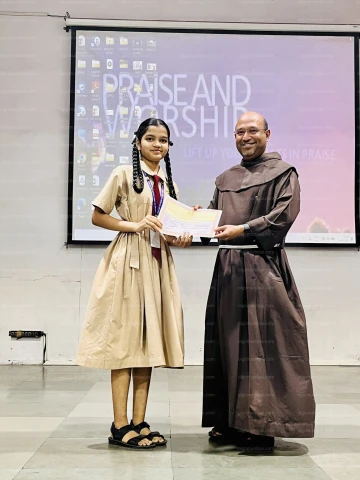 Certificate Distribution - SCA English Elocution Competition Std 8, 9 & 10 — photo 4