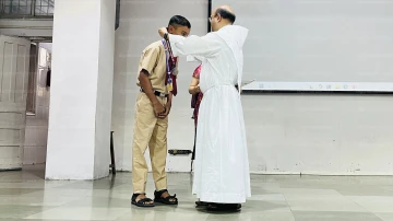 Felicitating Mst. Meet Valare for Winning Silver in National Level Diving Competition — photo 2