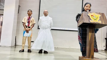 Felicitating Mst. Meet Valare for Winning Silver in National Level Diving Competition — photo 4
