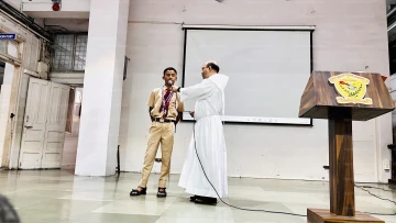 Felicitating Mst. Meet Valare for Winning Silver in National Level Diving Competition — photo 5