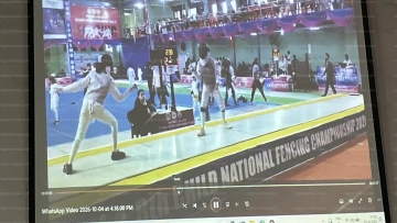 Miss Yuga Kamble secured 1st Rank in District Level Fencing Competition — photo 1