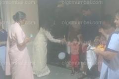 Welcoming the Jr.KG children (First day of school)